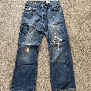 Abercrombie & Fitch Original Denim Ripped Jeans Vintage W32/ L32